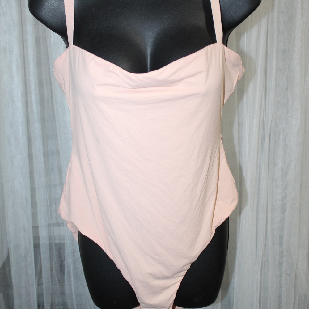 Nueskin Mila Women's Mesh-Lined Bodysuit Lingerie. Sz. 2XL